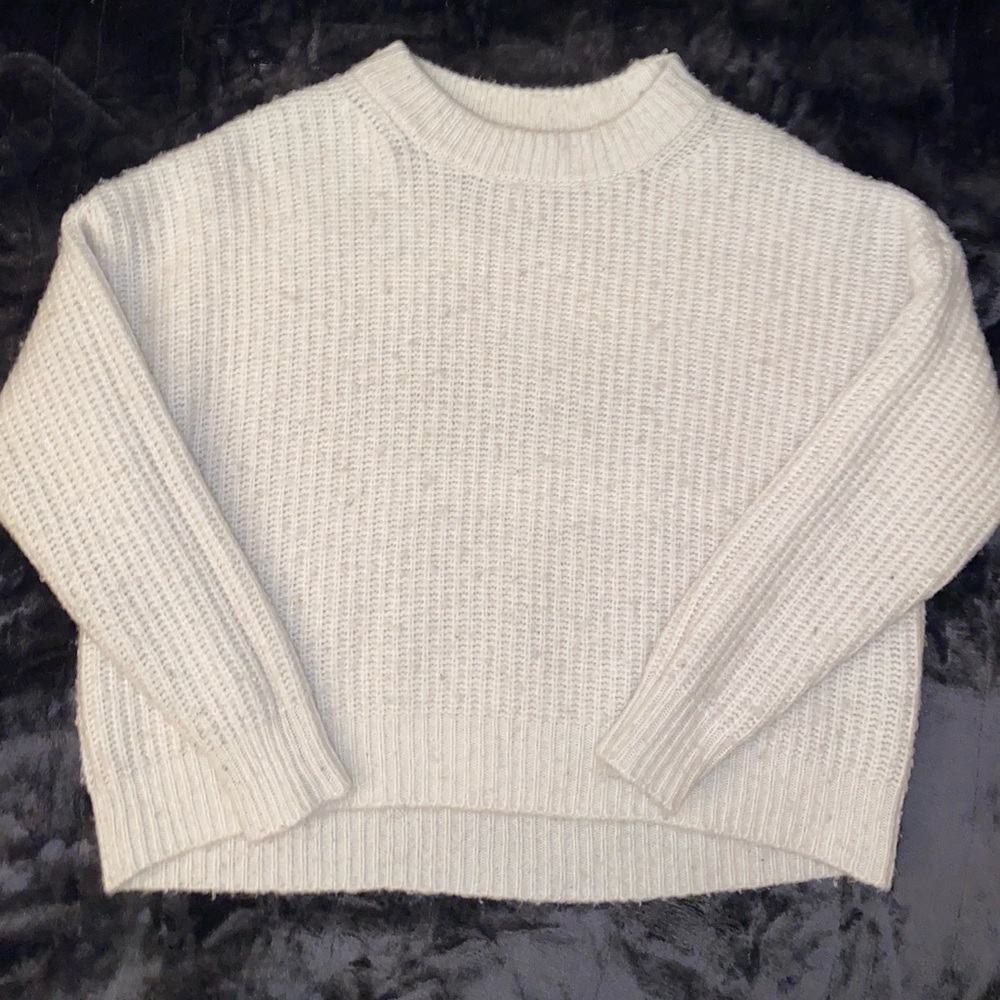 Aerie cream oversized sweater